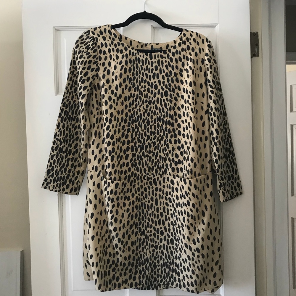 J. Crew Factory Leopard Shift Dress